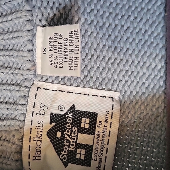 Storybook Knits Blue Embroidery Sweater - Picture 10 of 12